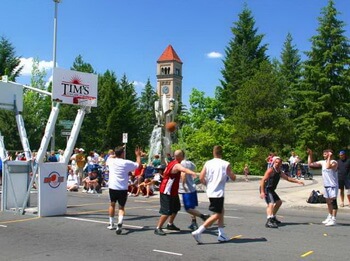 Basketball in Spokane small